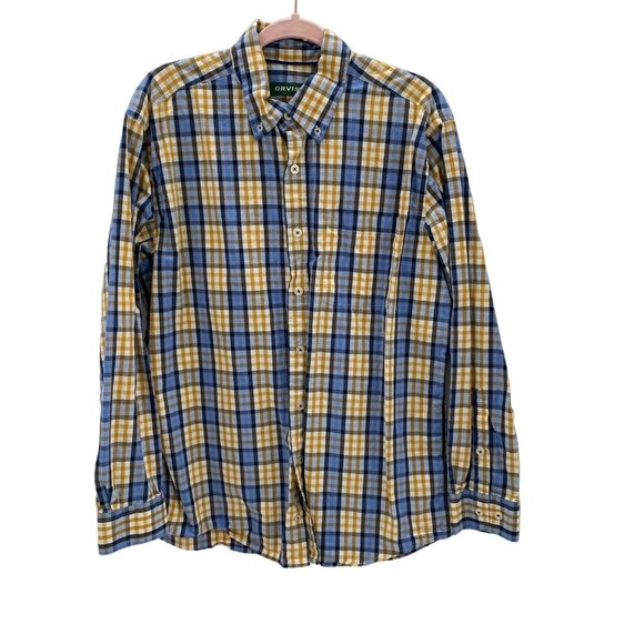 Orvis Active Fit Button Down Long Sleeve Shirt Men's Size L - Picture 1 of 6